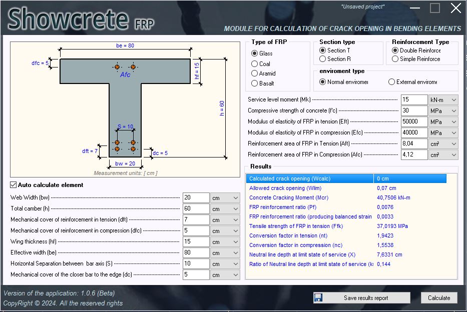 Showcrete FRP Interface 2